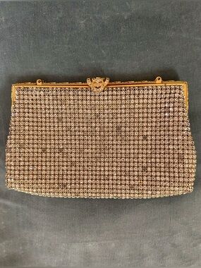 Vintage Johann Becker Gold Crystal Evening Bag